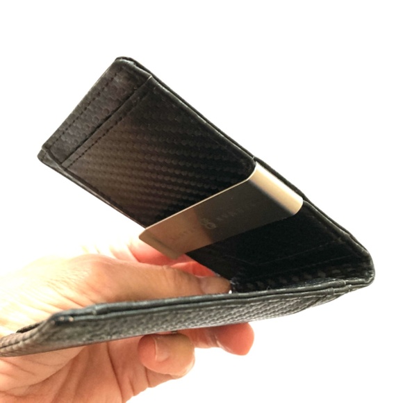 wallet SERMAN BRANDS travel security black bifold - Picture 6 of 12